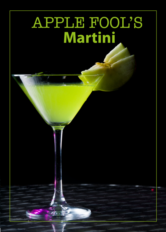 Apple Fool's Martini