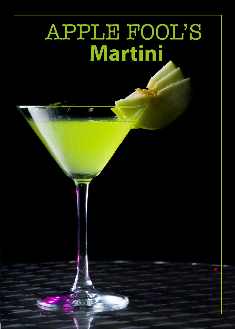 Apple Fool's Martini