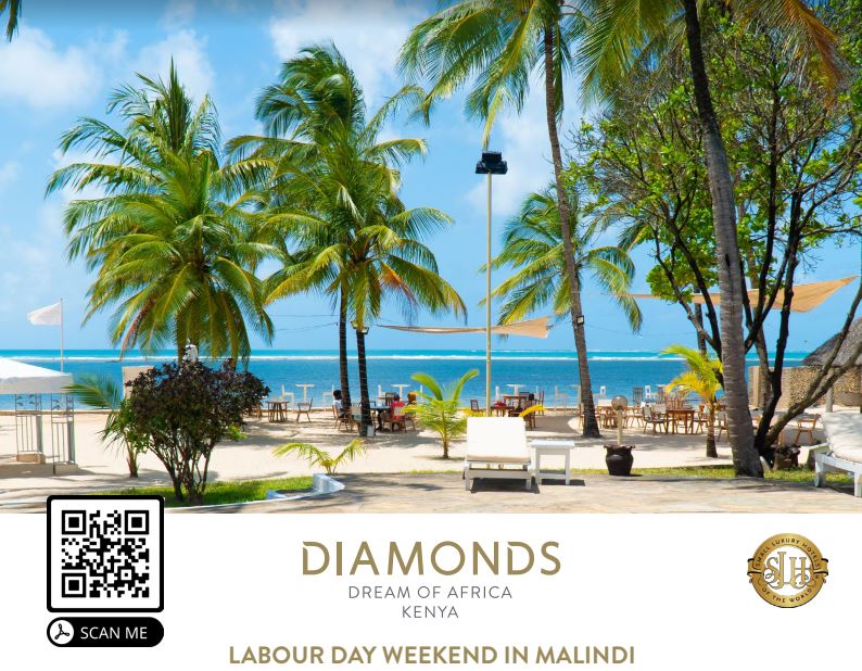 Malindi Labour Day Weekend at Diamonds Dream of Africa