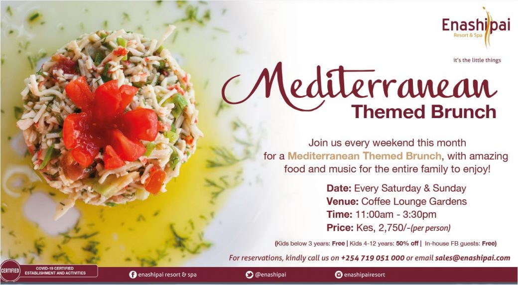 Enashipai Mediterranean Themed Brunch Every Weekend This April