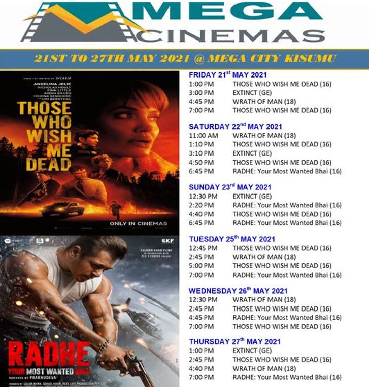 Mega Cinema Kisumu Week 20 Lineup