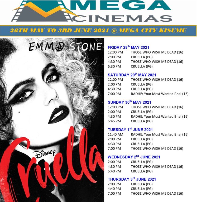 Mega Cinema Kisumu Week 21 Lineup