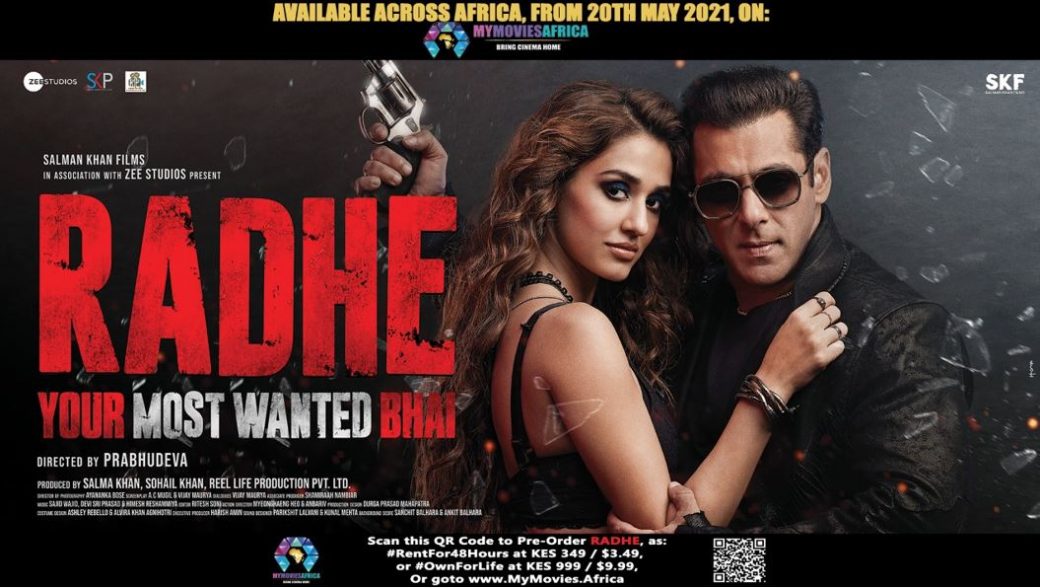 Salman Khan's RADHE Premieres on MyMovies Africa