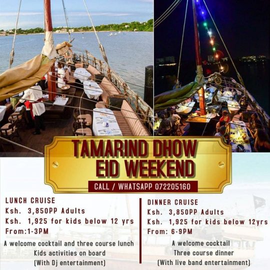 Tamarind Dhow Eid Weekend Cruise Offers