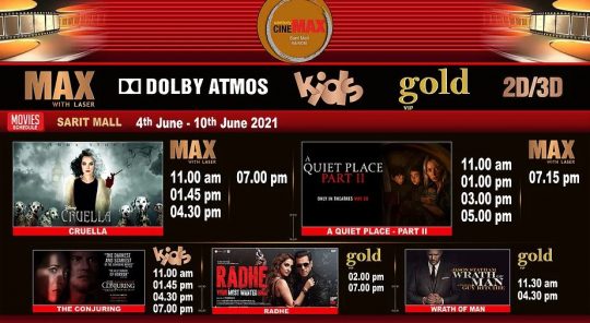 Century Cinemax Sarit Centre Movie Line Up Week 22