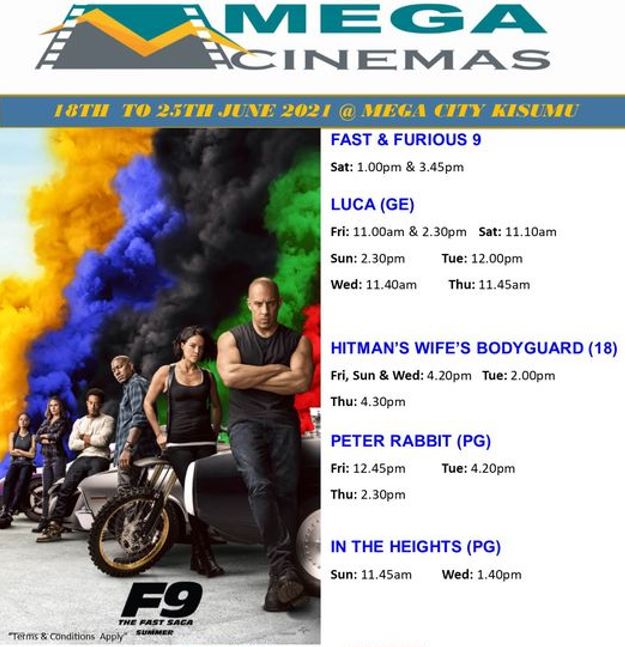 Mega Cinema Kisumu Week 24 Lineup