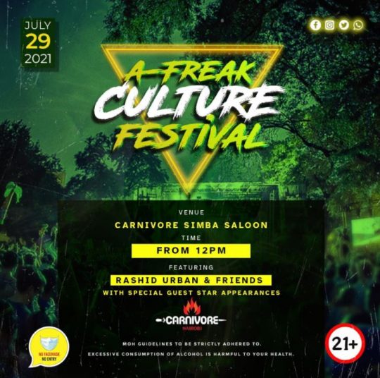 A-Freak Culture Festival Nairobi - 29th July 2021