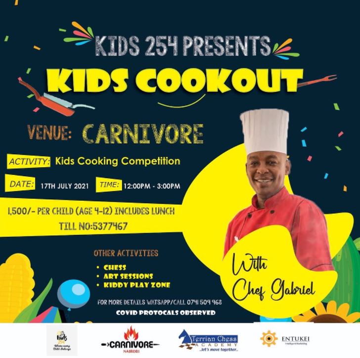 Carnivore Kids Cookout This Saturday 15th July 2021