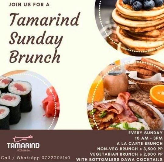 Tamarind Mombasa Sunday Brunch