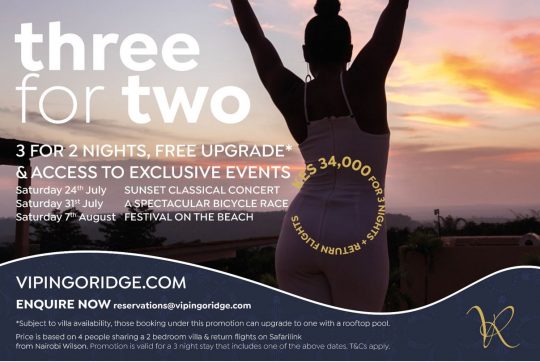 Vipingo Ridge Three For Two Offer