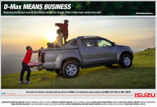 Isuzu Double Cab Pickup - D-Max Means Business