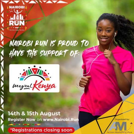 Nairobi Run Supported by Kenya Tourism Board