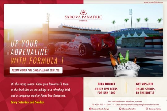 Up Your Adrenaline with Formula 1 at Sarova Panafric