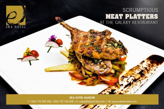 Scrumptious Meat Platters At Eka Hotel