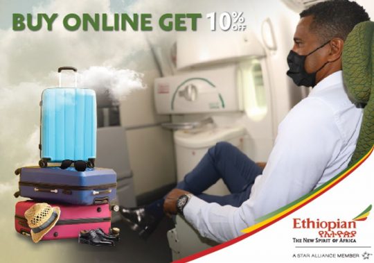 Book Online Tickets with Ethiopian Airlines