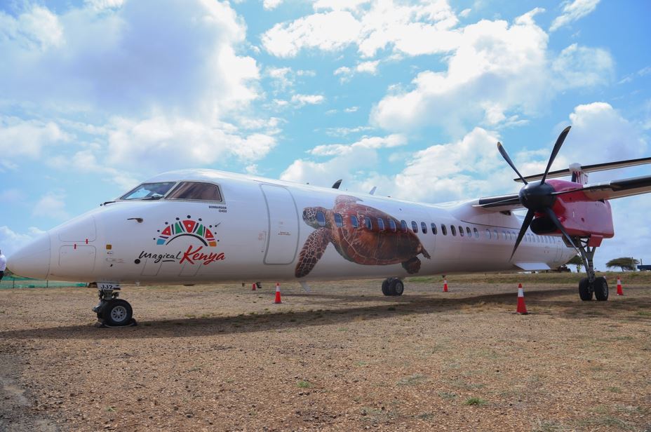 Jambojet Unveils Magical Kenya Branded Aircraft