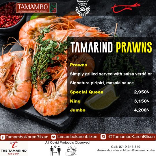 Tamambo Tamarind Prawns