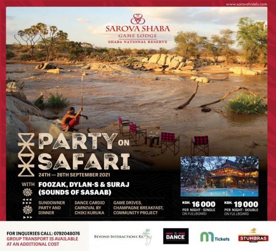 Party On Safari Offer By Sarova Shaba