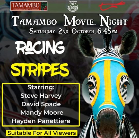 Tamambo Movie Night - Saturday 2nd October