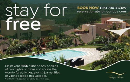 Vipingo Ridge October Offer