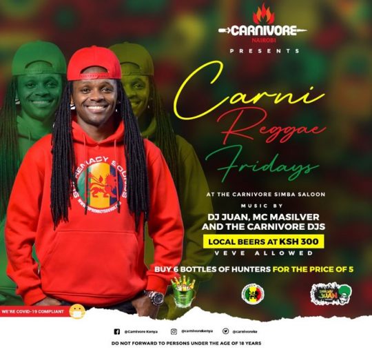 Carni Reggae Fridays Brought To You By Carnivore Nairobi