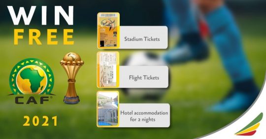 AFCON 2021 – Play And Win Tickets With Ethiopian Airlines