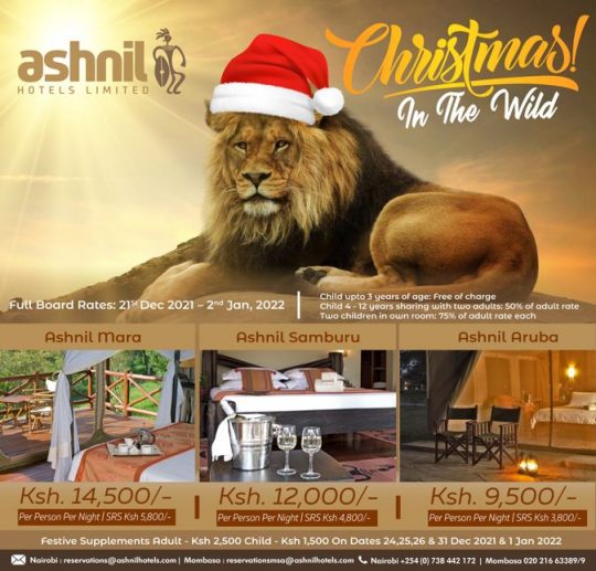 Christmas In The Wild With Ashnil Hotel & Lodge