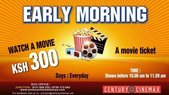 Century Cinemax Junction Mall Movie Line Up Week 47