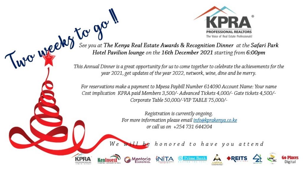 Welcome To The Annual Real Estate Awards & Industry Recognition Dinner