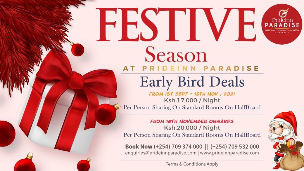 Festive Season Offer Courtesy Of Prideinn Paradise