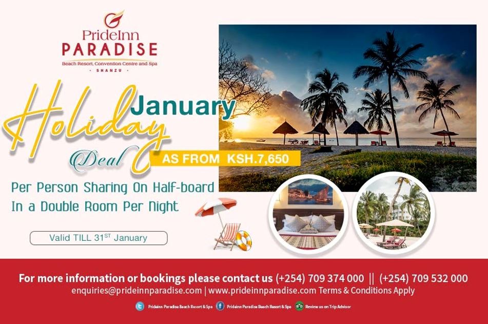 Exciting January Holiday Offer At Prideinn Paradise