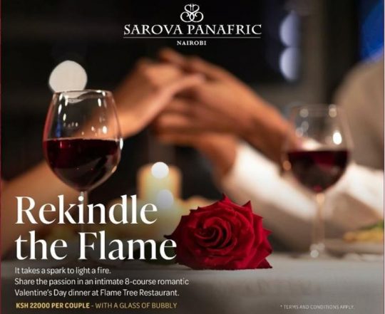 Rekindle The Flame With Your Loved Ones This Valentine's Day At Sarova Panafric