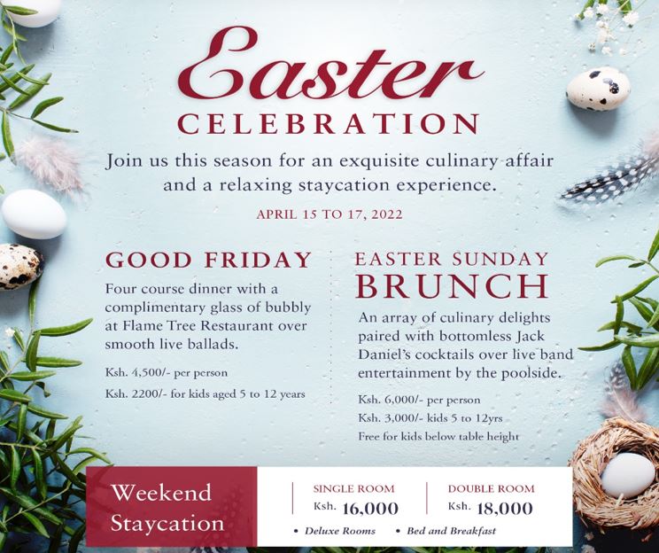 Join Us At Sarova Panafric As We Celebrate This Years Easter