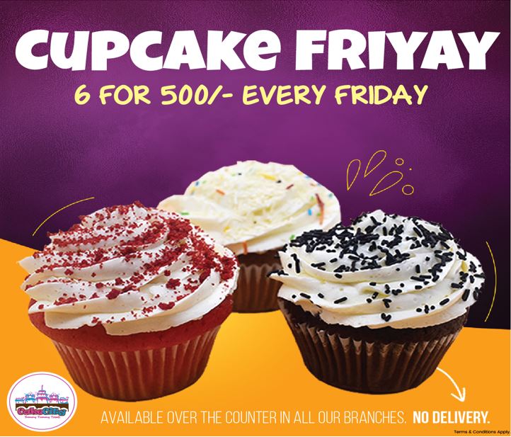 Enjoy Our Cupcake Offer Every Friday At Cake City