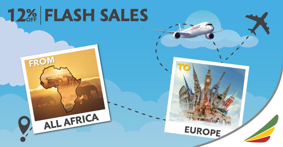 Enjoy Special Discounts To Europe With Ethiopian Airlines