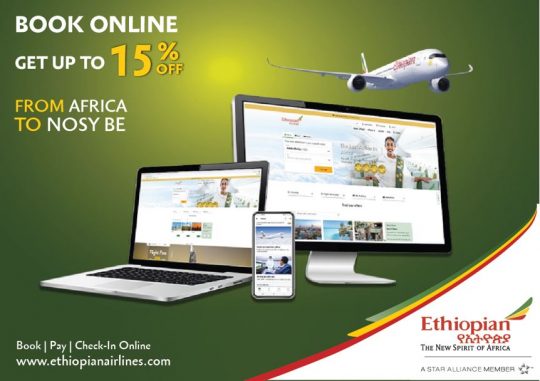 Don’t Miss Out On Our Special Discount From Any Africa Route To Nosy Be With Ethiopian Airlines