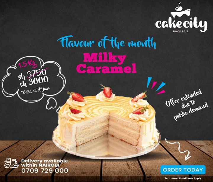 The Milky Caramel Cake Offer Has Been Extended Due To Public Demand Courtesy Of Cake City