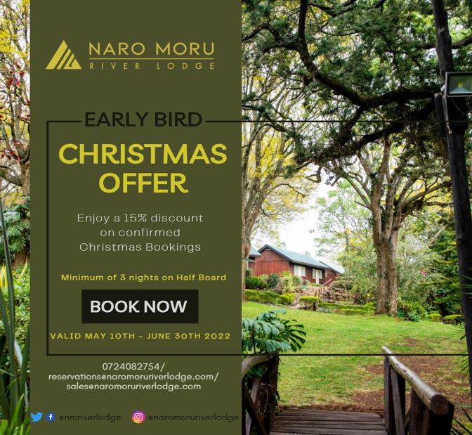 Don't Miss Out On Our Early Bird Christmas Offer At Of Naro Moru