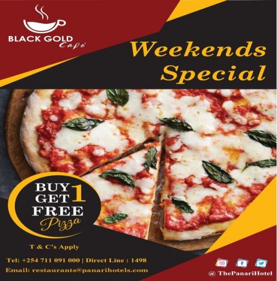 Enjoy Our Special Weekend Pizza Offer At Panari Hotel